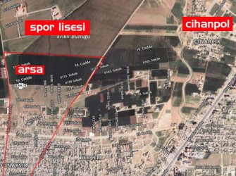 Alımışmış Civarı  Spor lisesine yakın satılık 430 m2 arsa